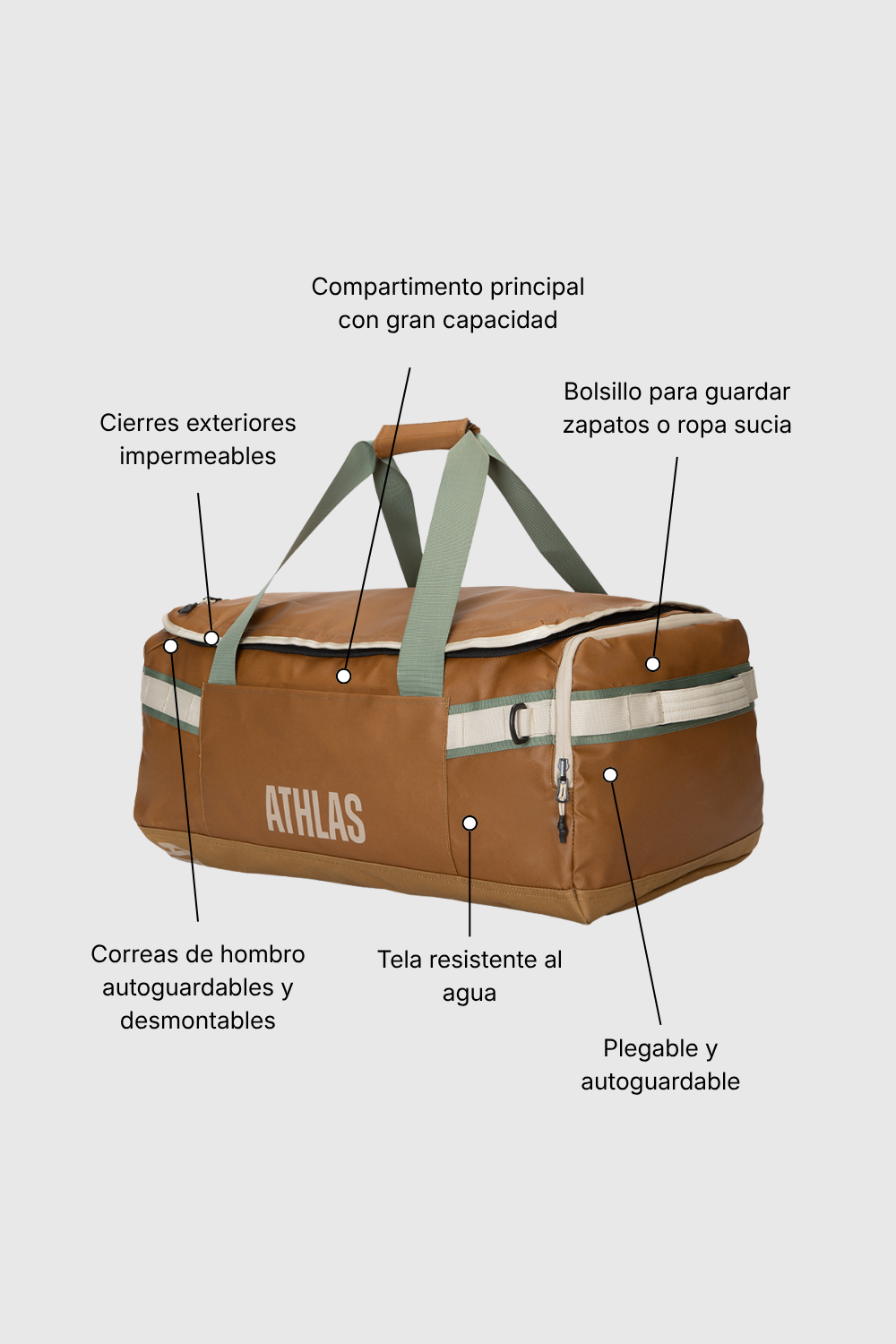Duffle Cairo Camel 67 L